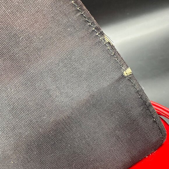 Vintage Purse 1950s Red Vinyl Handbag Mid Century Retro Fashion Accessory As Is - Picture 8 of 15